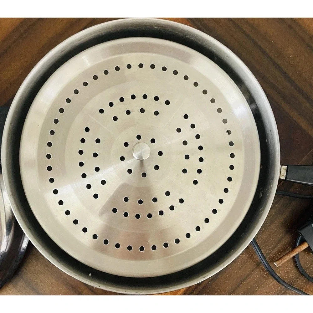Farberware 312B Electric Fry Pan Stainless Steel 12